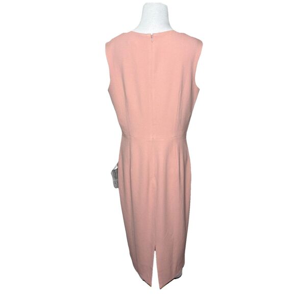 Dress The Population Pink Elle Sheath Dress Blush Sweetheart Neckline Size L New - Picture 3 of 8